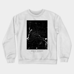 berlin maps poster minimalist Crewneck Sweatshirt